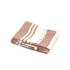 The Belgian Towel Fouta Desert stripe 110x180cm