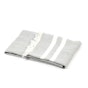 The Belgian Towel Fouta Gray stripe 43x71 Inch