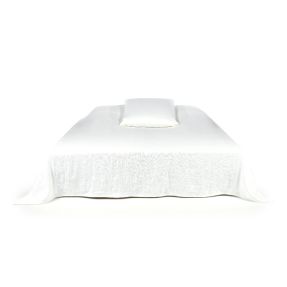 Hudson Blanket Optic white 102x89 inch