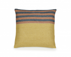 The Belgian Pillow Deco-taie Red Earth stripe 50x50cm