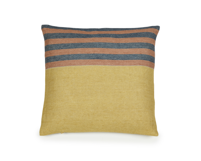 The Belgian Pillow Pillow (cushion) Red Earth stripe 50x50cm