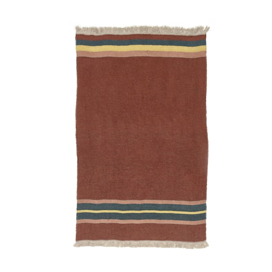 The Belgian Towel Fouta Old rose 110x180cm
