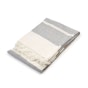 The Belgian Towel Fouta Ash stripe 43x71 Inch
