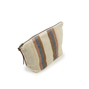 The Belgian Pouch Mini pochette Harlan stripe 23x16cm