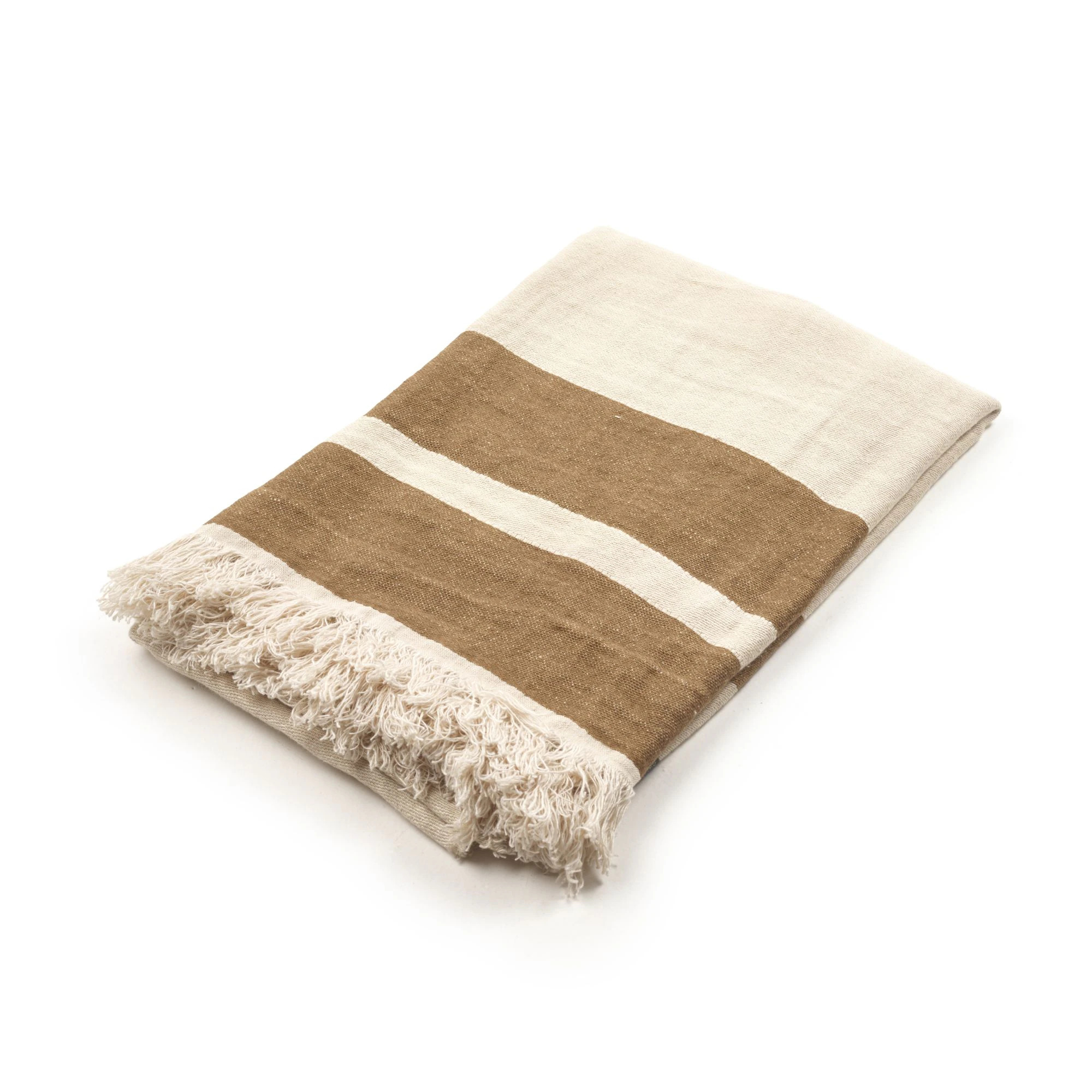 The Belgian Towel Fouta Dakota stripe 43x71