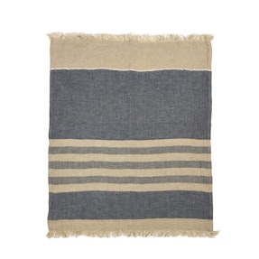 The Belgian Towel Fouta Sea stripe 43x71"