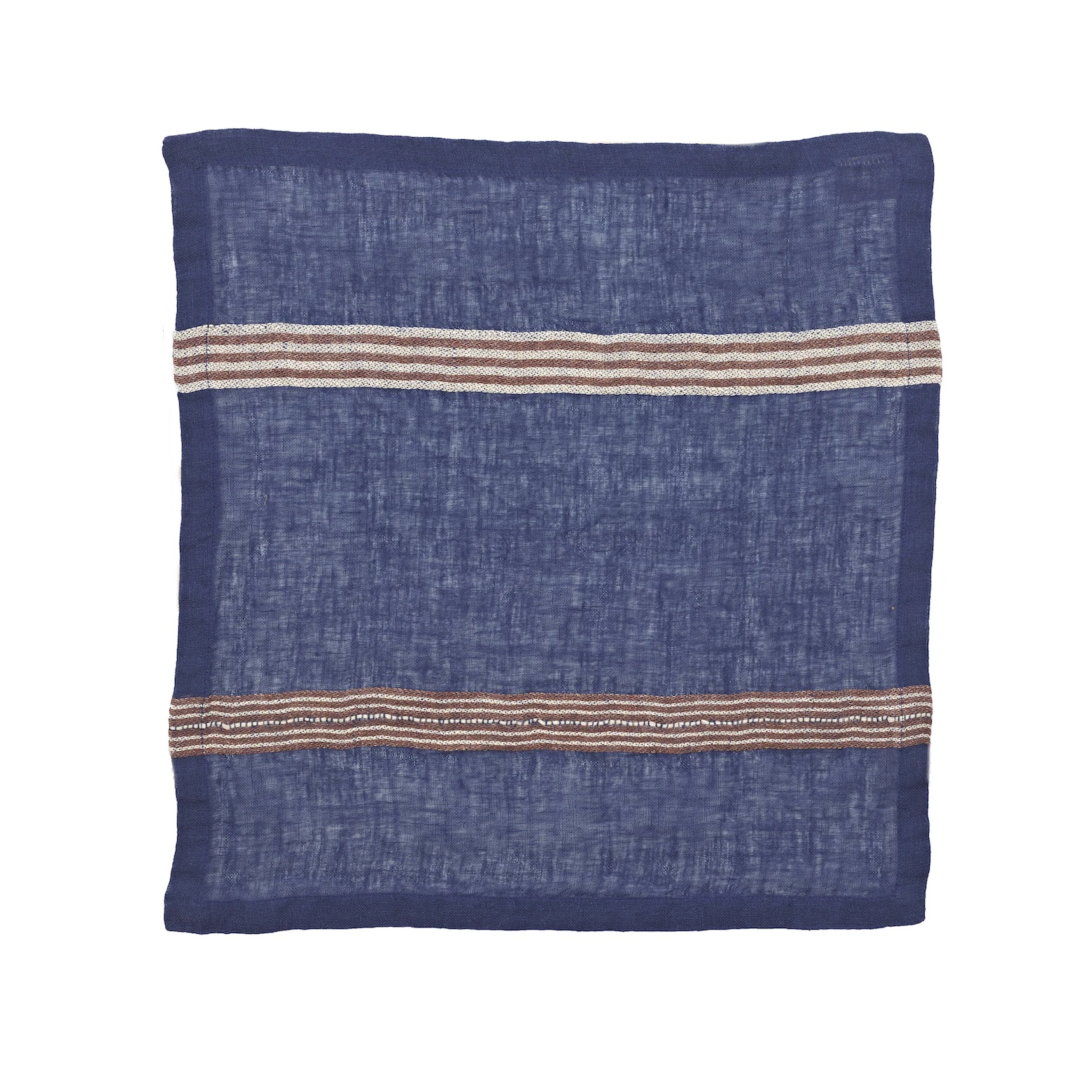 Indigo Stripe Belgian linen collection by Libeco Home